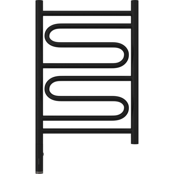 Полотенцесушитель электрический Сунержа Элегия 3.0 П8 600x400 мм 31-5818-6040 L, чёрный матовый - фото 2