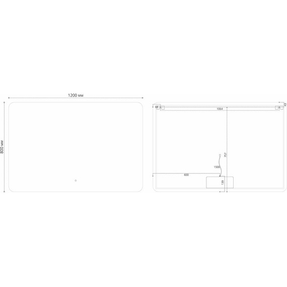 Зеркало Vincea Led 120 см VLM-3BE120 - фото 6