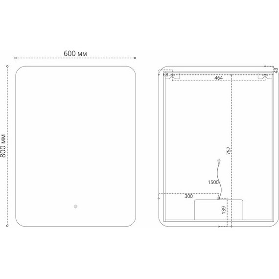 Зеркало Vincea Led 60 см VLM-3BE600 - фото 7