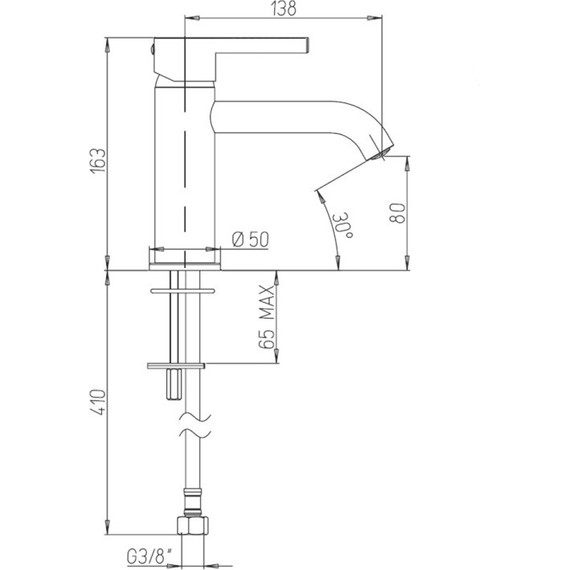 Смеситель для раковины Paini Brera 74CR205O - фото 5