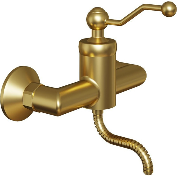 Смеситель для душа Paini Duomo 88PJ511, матовое золото - фото 