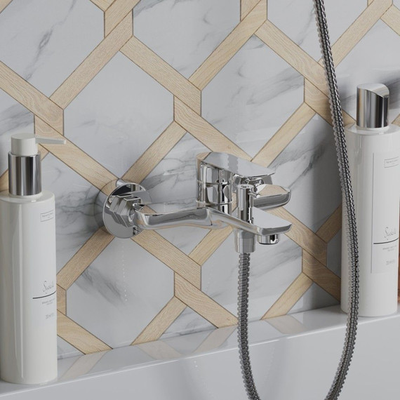 Смеситель для ванны Paini Garda 76CR111 - фото 3