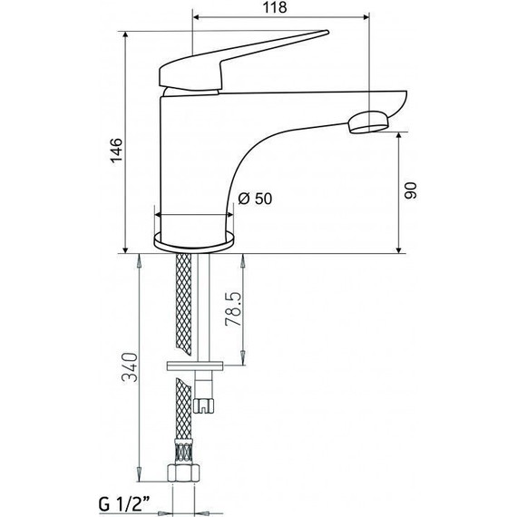 Смеситель для раковины Paini Laguna LACR205 - фото 7