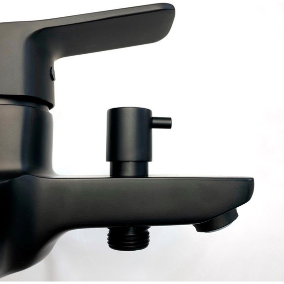 Смеситель для ванны Paini Viva Style P4YO111, черный - фото 4