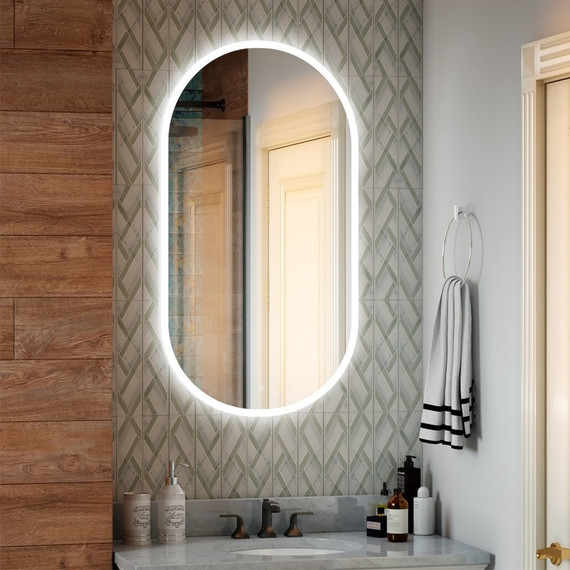 Зеркало Континент Delight Led 55 см ЗЛП458 - фото 