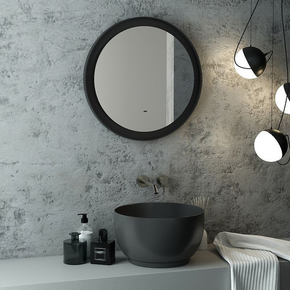 Зеркало Континент Planet Black Led 80 см ЗЛП684 - фото 3