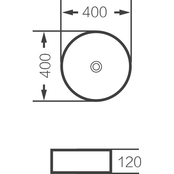 Раковина-чаша Grossman Color 40 см GR-3013BEM, бежевый матовый - фото 5