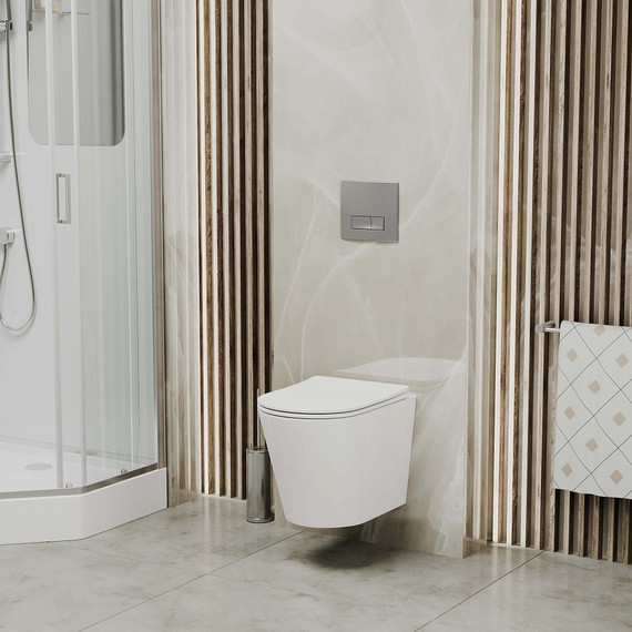 Кнопка смыва Grossman Classic 800.T1.04.110.110, хром матовый - фото 4