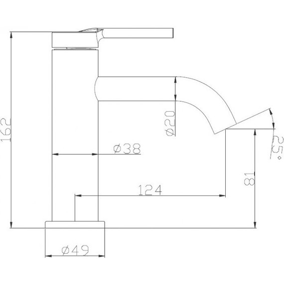 Смеситель для раковины BelBagno Etna ETN-LVM2-IN, сатин - фото 2