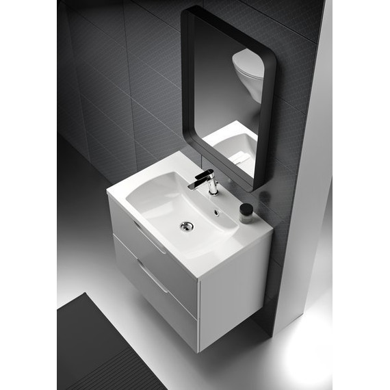 Зеркало Ravak Strip 60 см X000001570, чёрный - фото 2