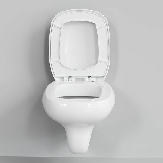 Унитаз подвесной безободковый Ambassador Diamond 123T20001R, Цвет производителя: белый - фото 5