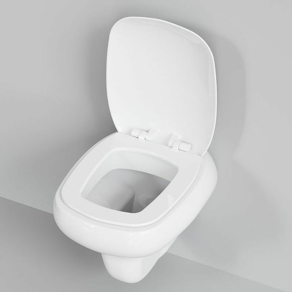 Унитаз подвесной безободковый Ambassador Diamond 123T20001R, Цвет производителя: белый - фото 6