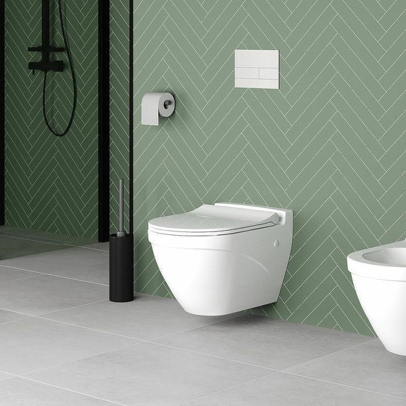 Унитаз подвесной безободковый Ambassador Nord 133T20001, Цвет производителя: белый - фото 12