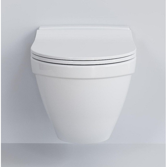 Унитаз подвесной безободковый Ambassador Nord 133T20101, белый матовый - фото 9