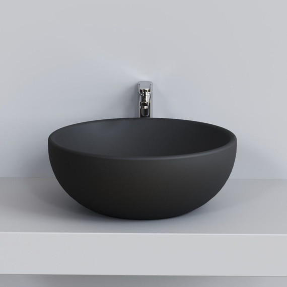 Раковина-чаша Ambassador Queen 45 см 116T20201, черный матовый - фото 2