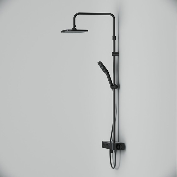 Душевая стойка с термостатом Am.Pm Func F078F322, черный, Цвет производителя: чёрный - фото 11