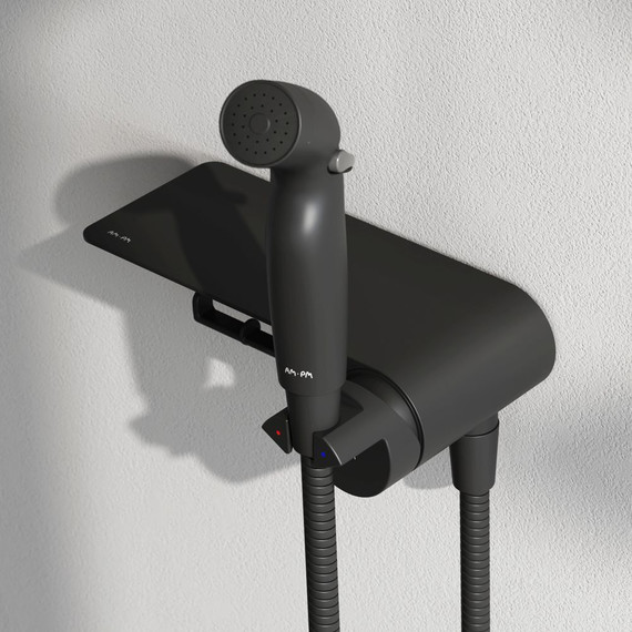 Набор для гигиенического душа Am.Pm Func F0H8F922 (с прогрессивным картриджем​) черный - фото 2