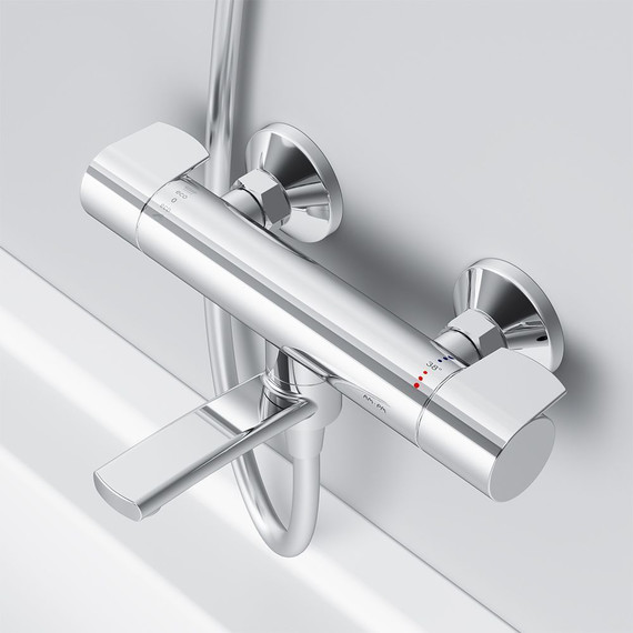 Смеситель для ванны с термостатом Am.Pm X-Joy F85A50000 - фото 3