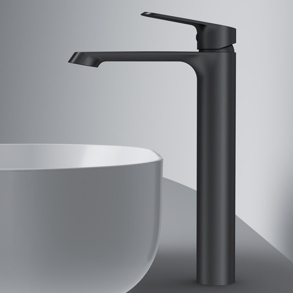 Смеситель для раковины высокий Am.Pm Func F8F92022, черный, Цвет производителя: чёрный - фото 5