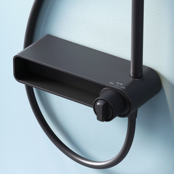 Душевая стойка Am.Pm X-Joy F0785A622, черный, Цвет производителя: чёрный - фото 11