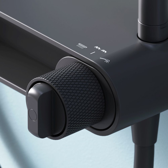 Душевая стойка Am.Pm X-Joy F0785A622, черный, Цвет производителя: чёрный - фото 8