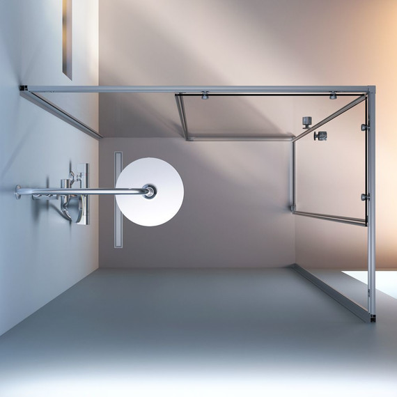 Душевое ограждение Am.Pm X-Joy 120x80 см W94G-403-12080-MТ, хром/прозрачное - фото 4