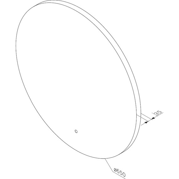 Зеркало Am.Pm X-Joy 65 см M85MOX40651S - фото 3