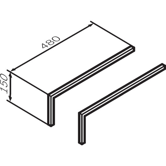 Ножки для тумбы Am.Pm M8FLEGS015GM - фото 2