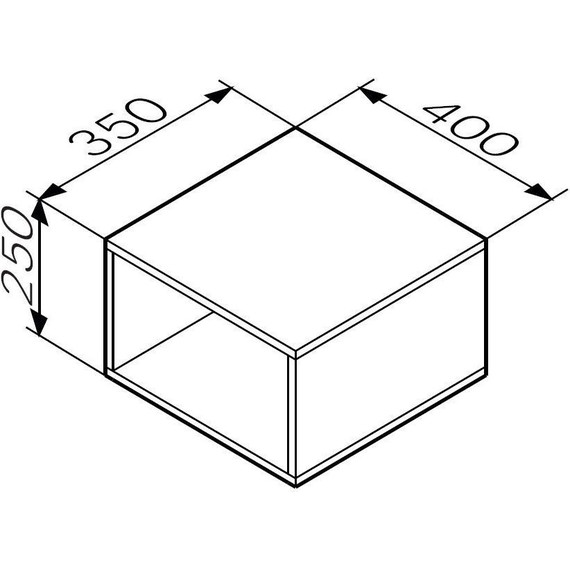 Модуль подвесной открытый Am.Pm Func 40 см M8FOH0401WG - фото 5