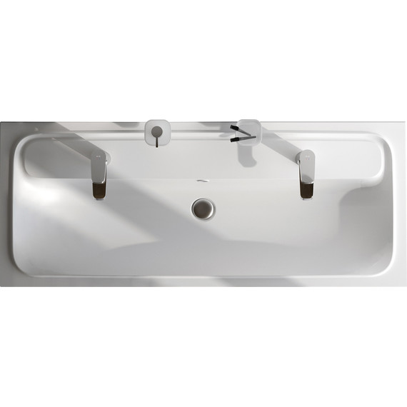 Тумба подвесная с раковиной Am.Pm Func 120 см M8FFUX1201OF, дуб крафт, Цвет фасада: тёмное дерево - фото 2