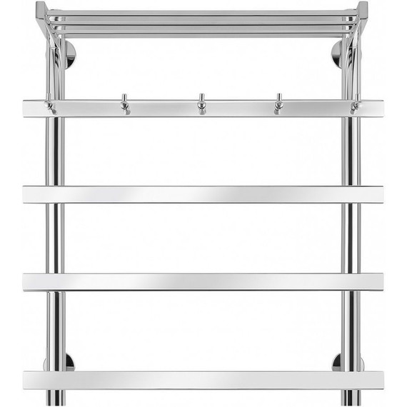 Полотенцесушитель электрический Secado Понтида 1 КСП с полкой П5 500x600 мм (возможность скрытого подключения) - фото 