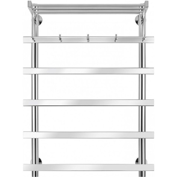 Полотенцесушитель электрический Secado Понтида 1 КСП с полкой П6 500x800 мм (возможность скрытого подключения) - фото 