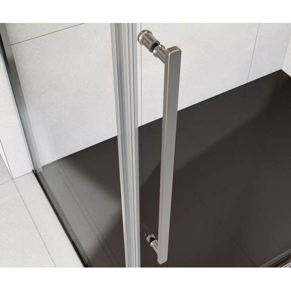 Душевое ограждение Vincea Arno 150x80 см VSR-1A8015CL (стекло 8 мм), хром/прозрачное - фото 3