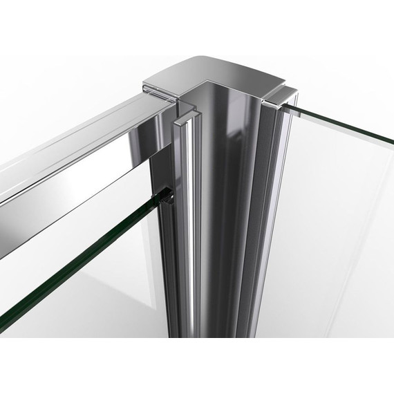 Душевое ограждение Vincea Intra 80-90x80 см VSR-1I809080CL, хром/прозрачное - фото 5