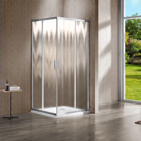 Душевое ограждение Vincea Garda 120x120 см VSS-1G1212CH, хром/шиншилла - фото 