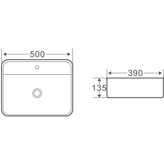 Раковина-чаша BelBagno 50 см BB1321 - фото 7