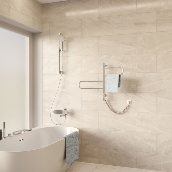 Полотенцесушитель электрический Vincea 590x426 мм VTD-1R1CE, хром - фото 2