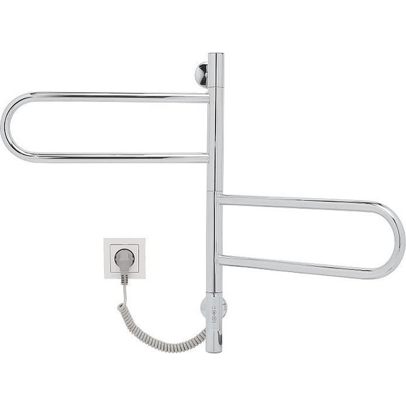 Полотенцесушитель электрический Vincea 590x426 мм VTD-1R1CE, хром - фото 3