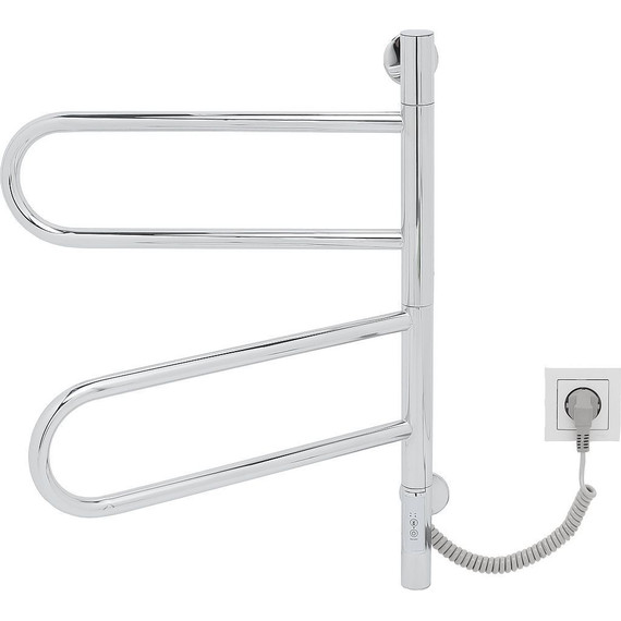 Полотенцесушитель электрический Vincea 590x426 мм VTD-1R1CE, хром - фото 4