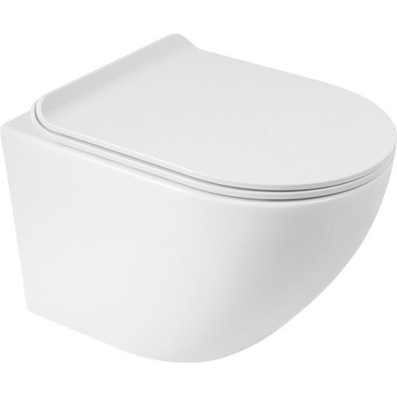 Унитаз подвесной безободковый BelBagno Sfera-Tor BB046CH-TOR (Система смыва торнадо) - фото 4