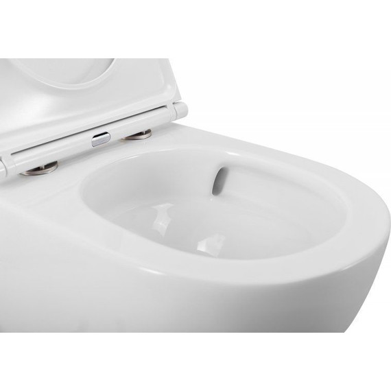 Унитаз подвесной безободковый BelBagno Sfera-Tor BB046CH-TOR (Система смыва торнадо) - фото 8