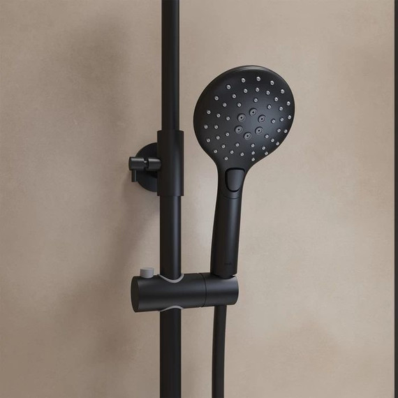 Душевая стойка Iddis Ray RAYBL3Fi06, черный матовый - фото 5