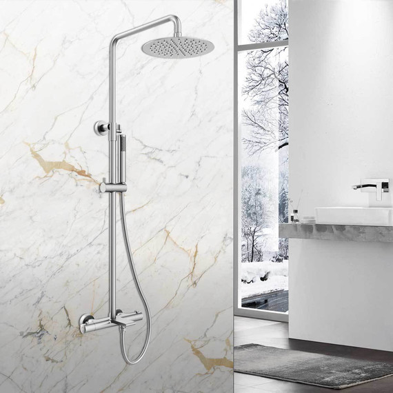 Душевая стойка с термостатом Vincea Vogue VSFS-1V1TCH - фото 2