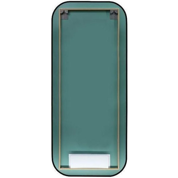 Зеркало Art&Max Siena 60 см AM-Sie-600-1200-DS-F, чёрный - фото 3