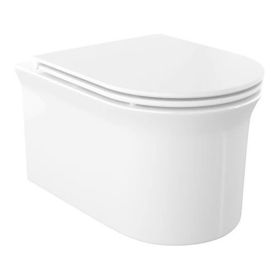 Унитаз подвесной безободковый Iddis Sena SENRDSEi25 с крышкой микролифт - фото 