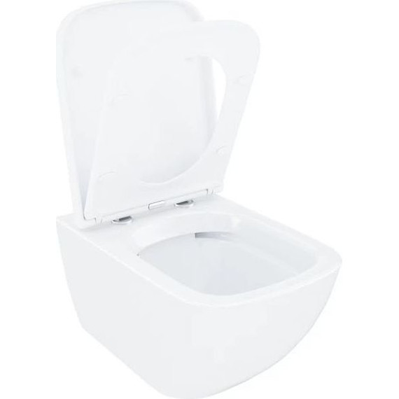 Унитаз подвесной безободковый Iddis Torr TORRDSEi25 с крышкой микролифт - фото 3