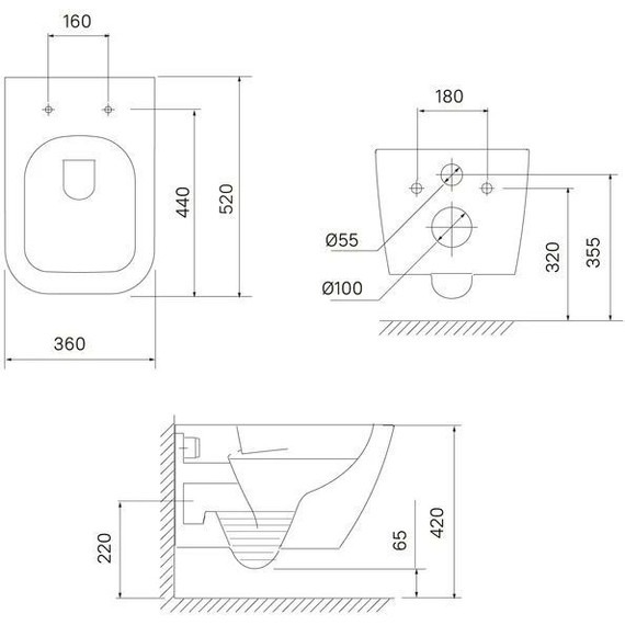 Унитаз подвесной безободковый Iddis Torr TORRDSEi25 с крышкой микролифт - фото 7