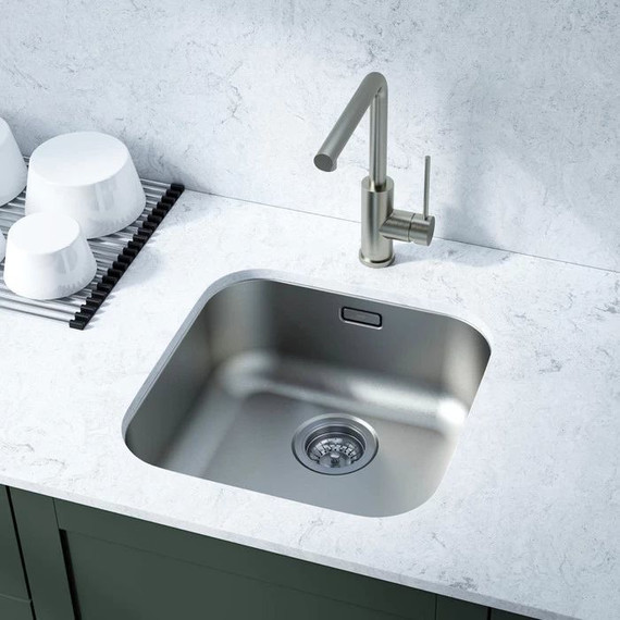 Кухонная мойка Iddis Mate MAT44S0i77, сатин - фото 2