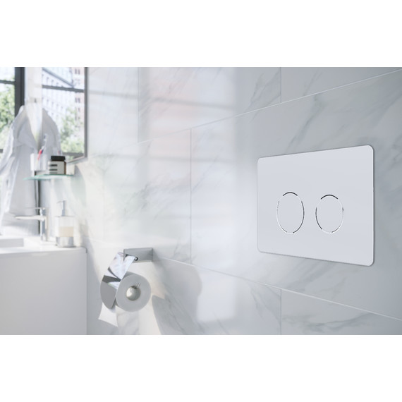 Кнопка смыва Azario AZ-8200-0085/AZ-P57-0130, белый - фото 2