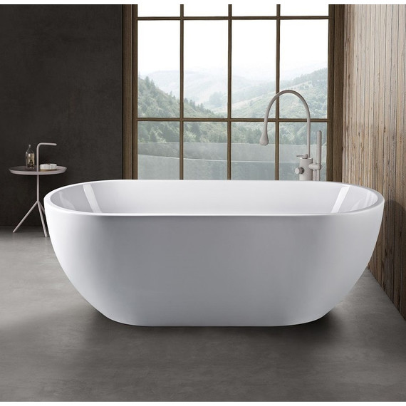 Ванна отдельностоящая Art&Max 160x75 см AM-218-1600-750 - фото 